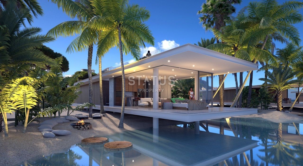 Двухкомнатная квартира с небольшим садом 35 м2 в новом и роскошном комплексе у моря фото 3