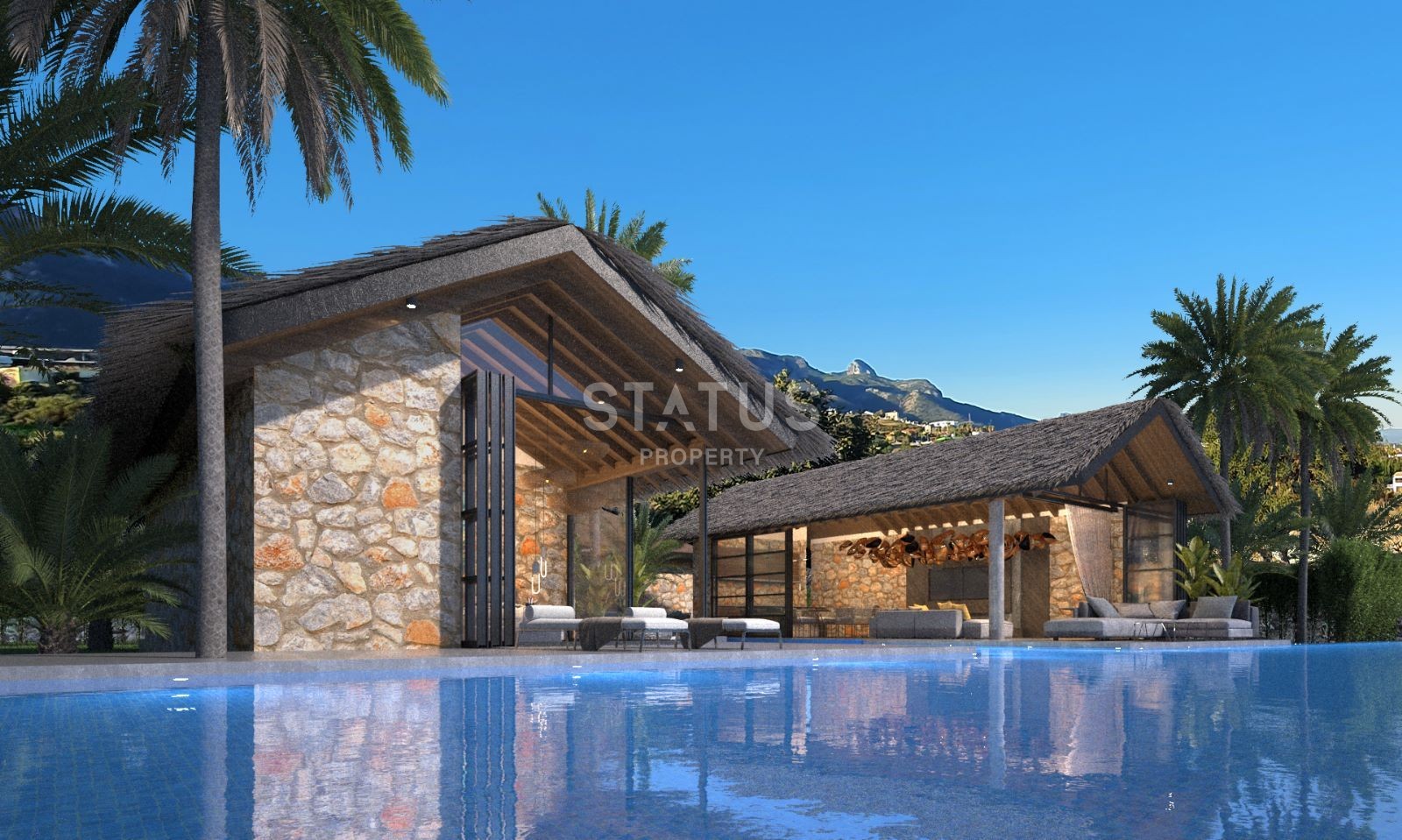 Двухкомнатная квартира с небольшим садом 35 м2 в новом и роскошном комплексе у моря фото 19