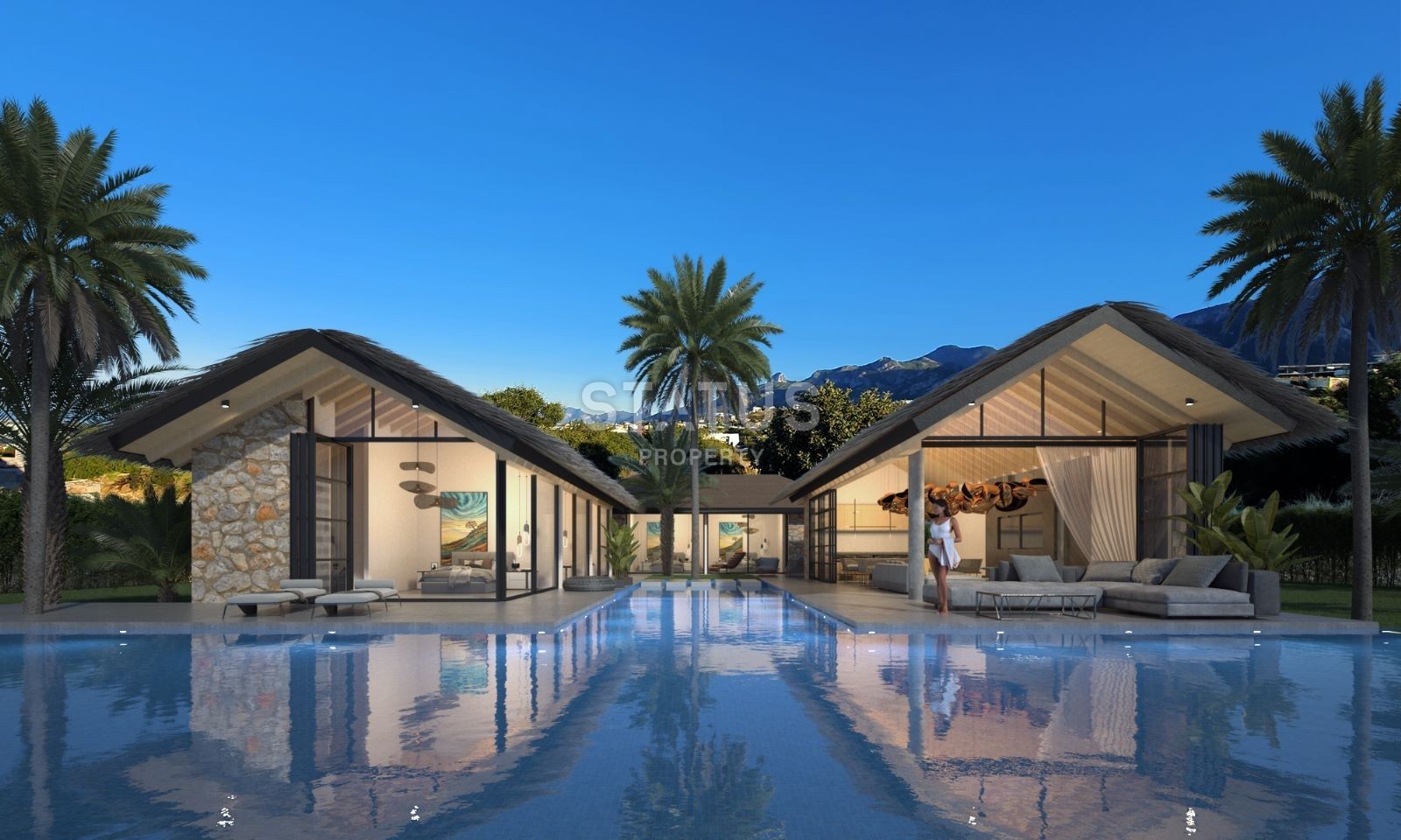 Двухкомнатная квартира с небольшим садом 35 м2 в новом и роскошном комплексе у моря фото 20