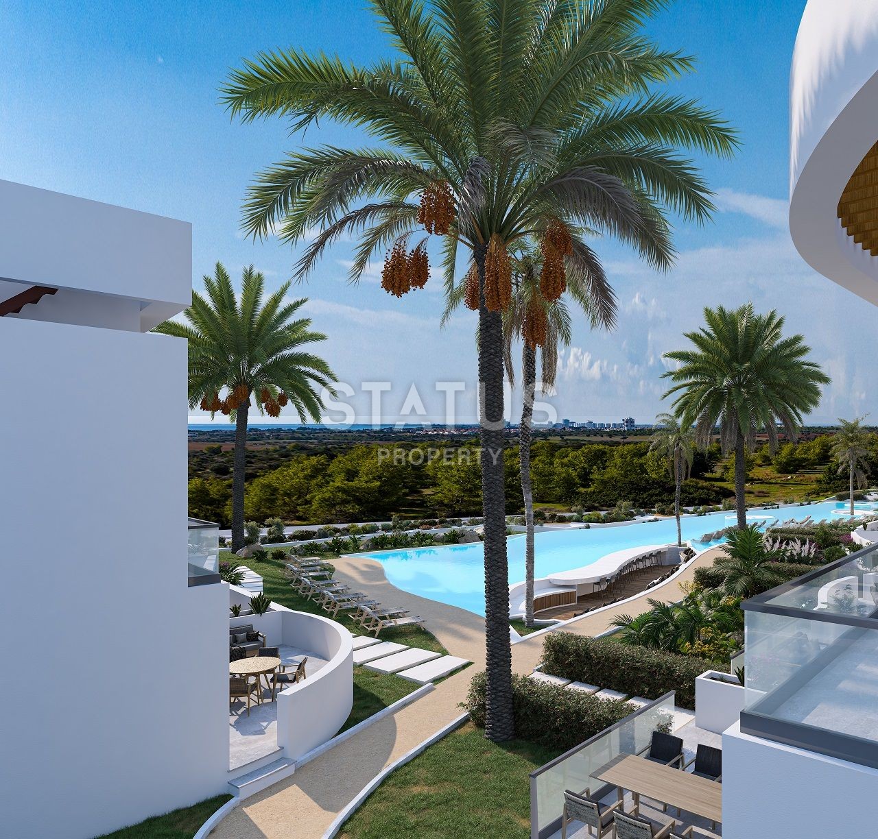 Three-room apartment 78.25 m? in a luxury complex in Iskele фото 9