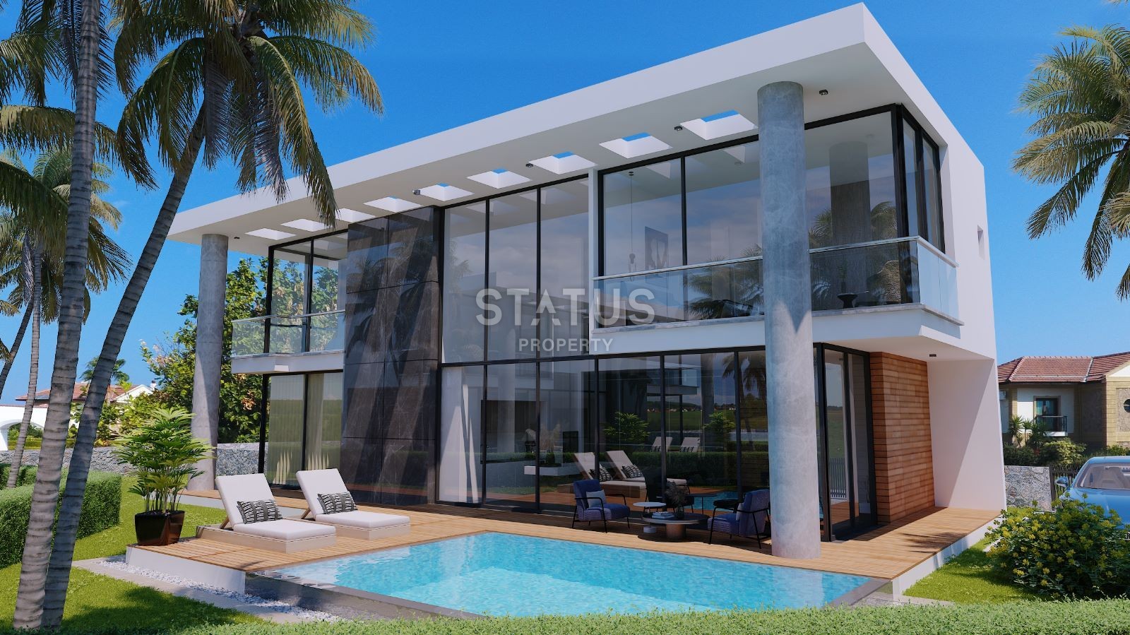 Вилла 3+2 ( 220 м?) с бассейном в тихом комплексе в Лапте фото 3