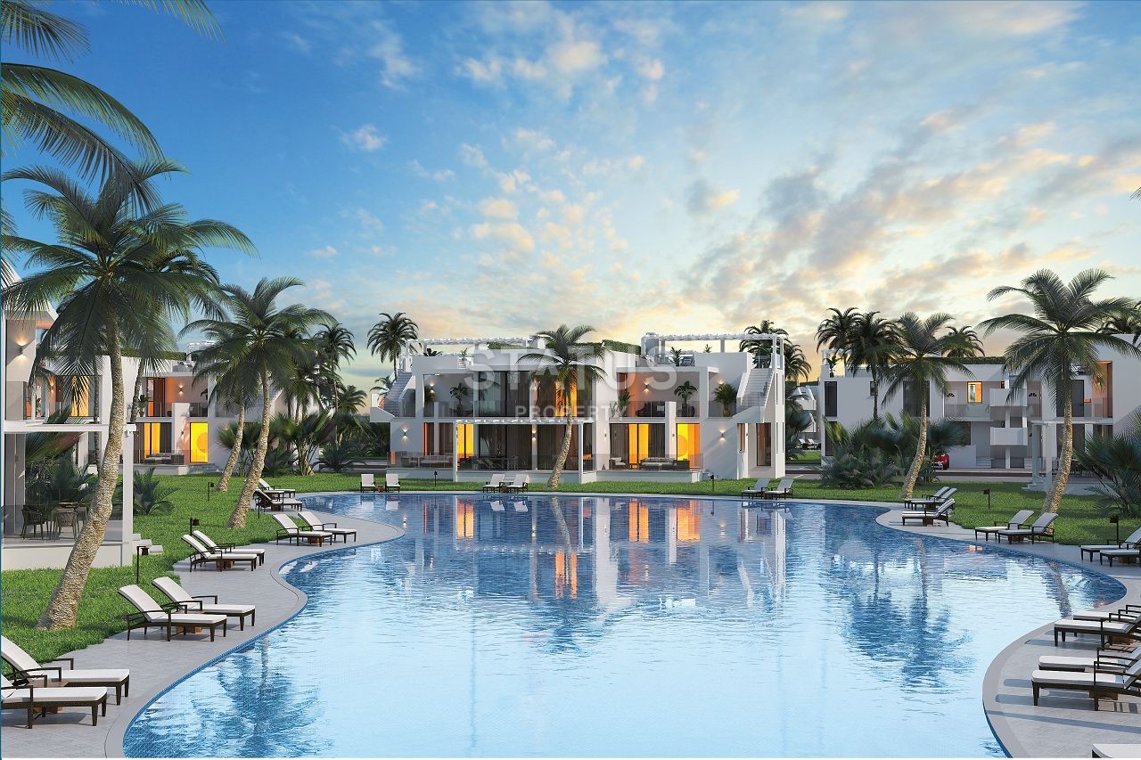 Трехкомнатная квартира 80 м2  с садом в новом роскошном комплексе рядом с морем фото 47