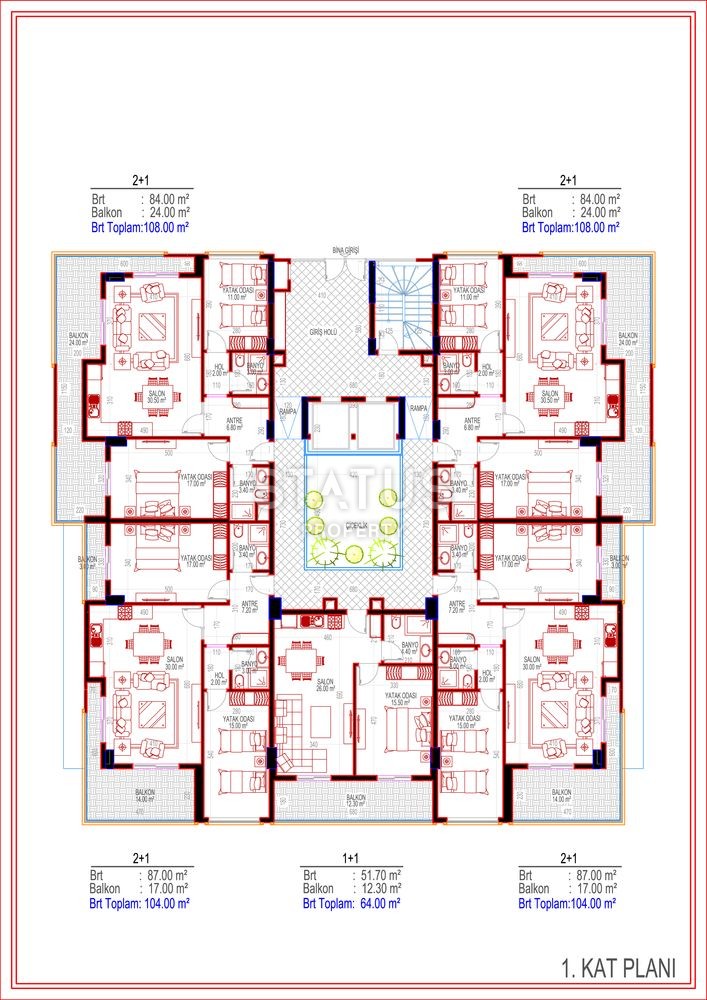 Комплекс в центре города с большими квартирами и красивыми видами фото 14