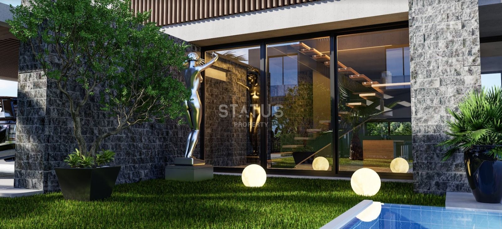 5-ти комнатная вилла 245 м? с бассейном в современном  комплексе в Лапте фото 9