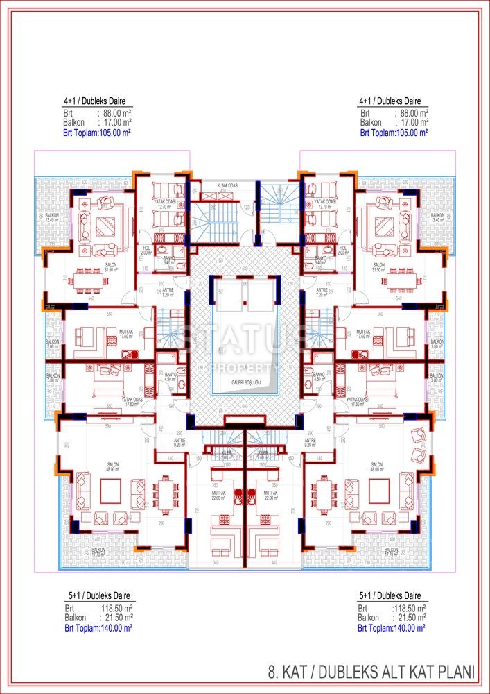 Комплекс в центре города с большими квартирами и красивыми видами фото 15