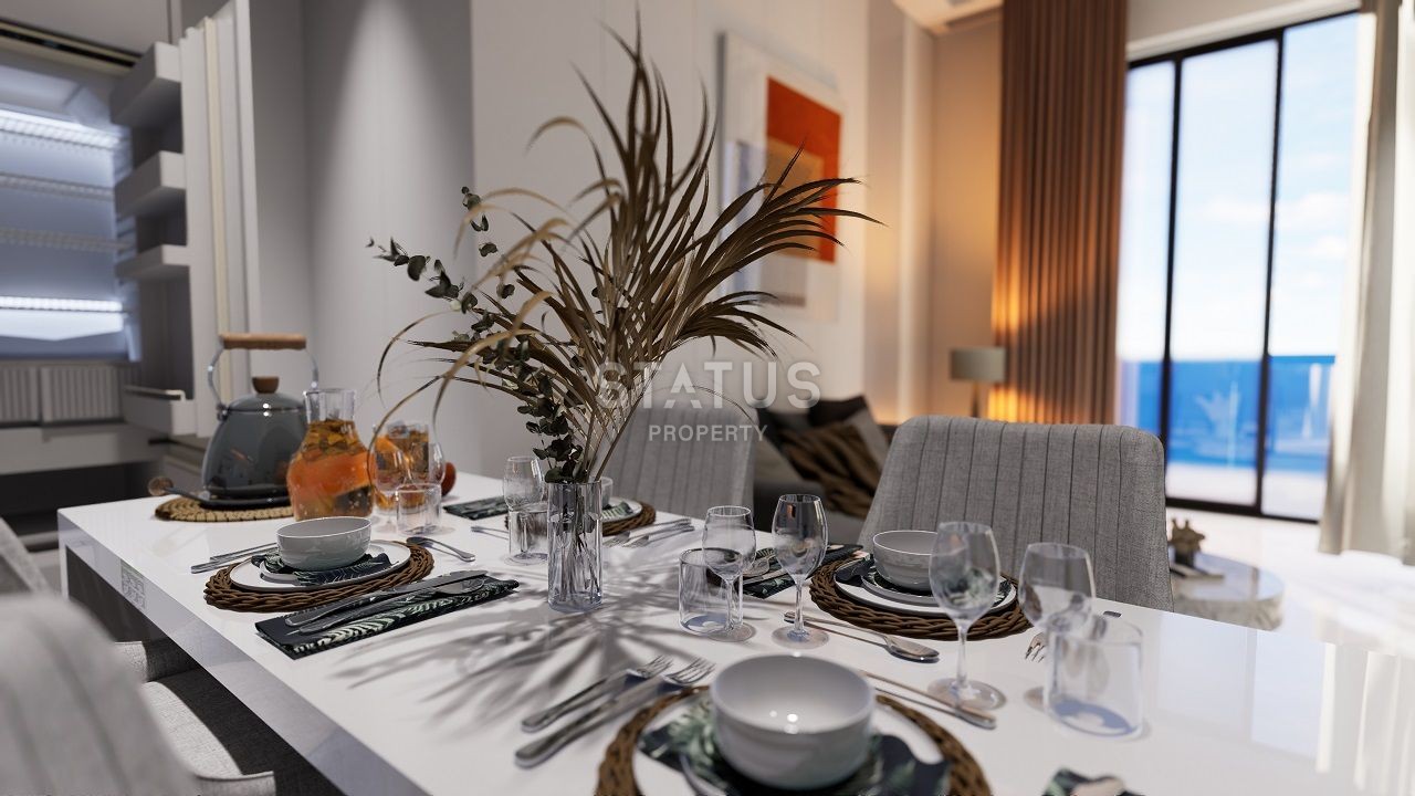 Квартира 1+1 (53 м2) с палисадником  в новом и  роскошном комплексе в Эсентепе фото 7