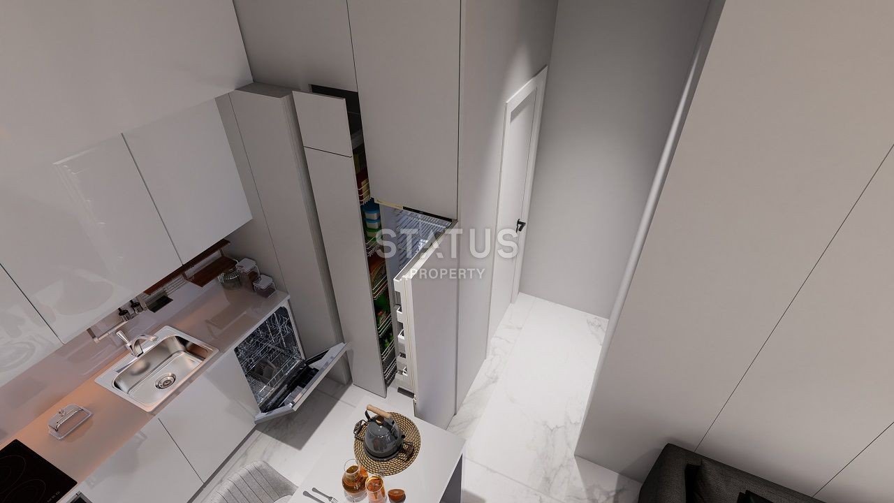 Квартира 1+1 (53 м2) с палисадником  в новом и  роскошном комплексе в Эсентепе фото 8