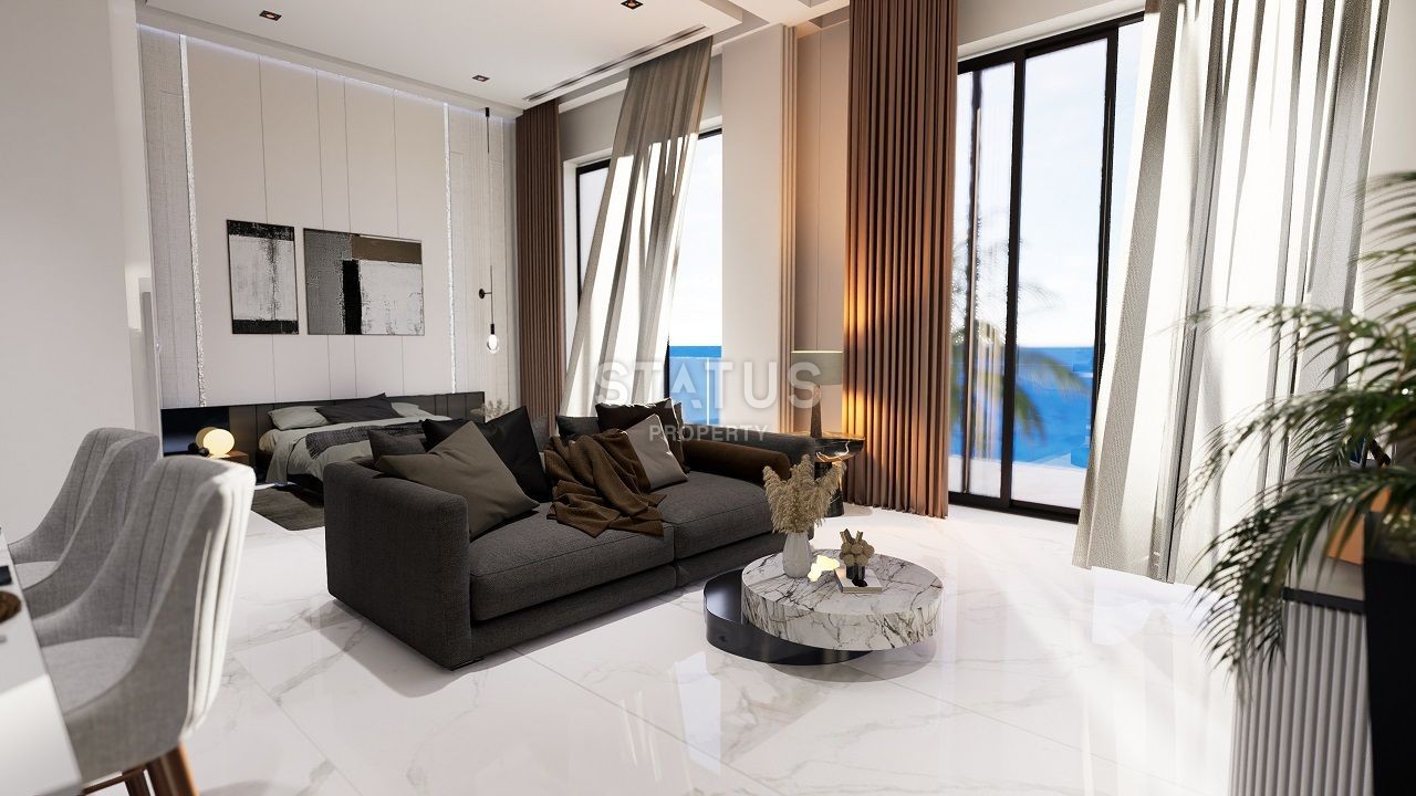 Квартира 1+1 (53 м2) с палисадником  в новом и  роскошном комплексе в Эсентепе фото 12