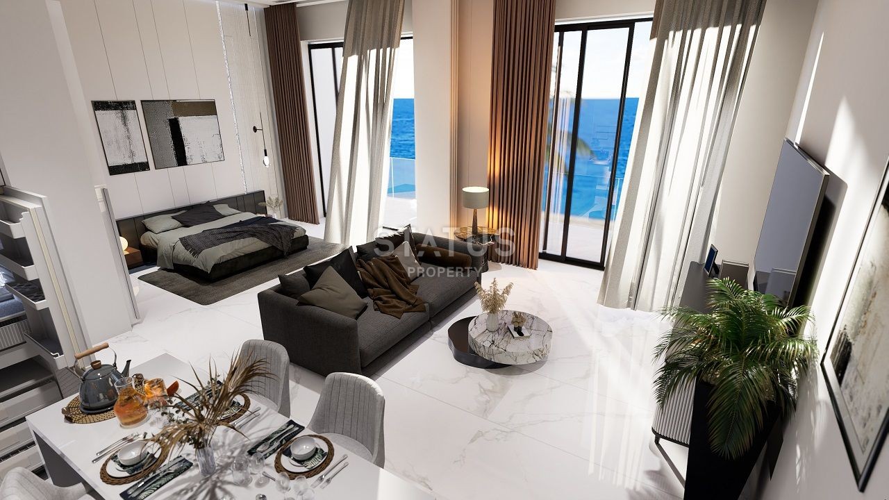 Квартира 1+1 (53 м2) с палисадником  в новом и  роскошном комплексе в Эсентепе фото 13