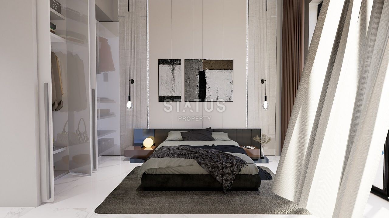 Квартира 1+1 (53 м2) с палисадником  в новом и  роскошном комплексе в Эсентепе фото 14