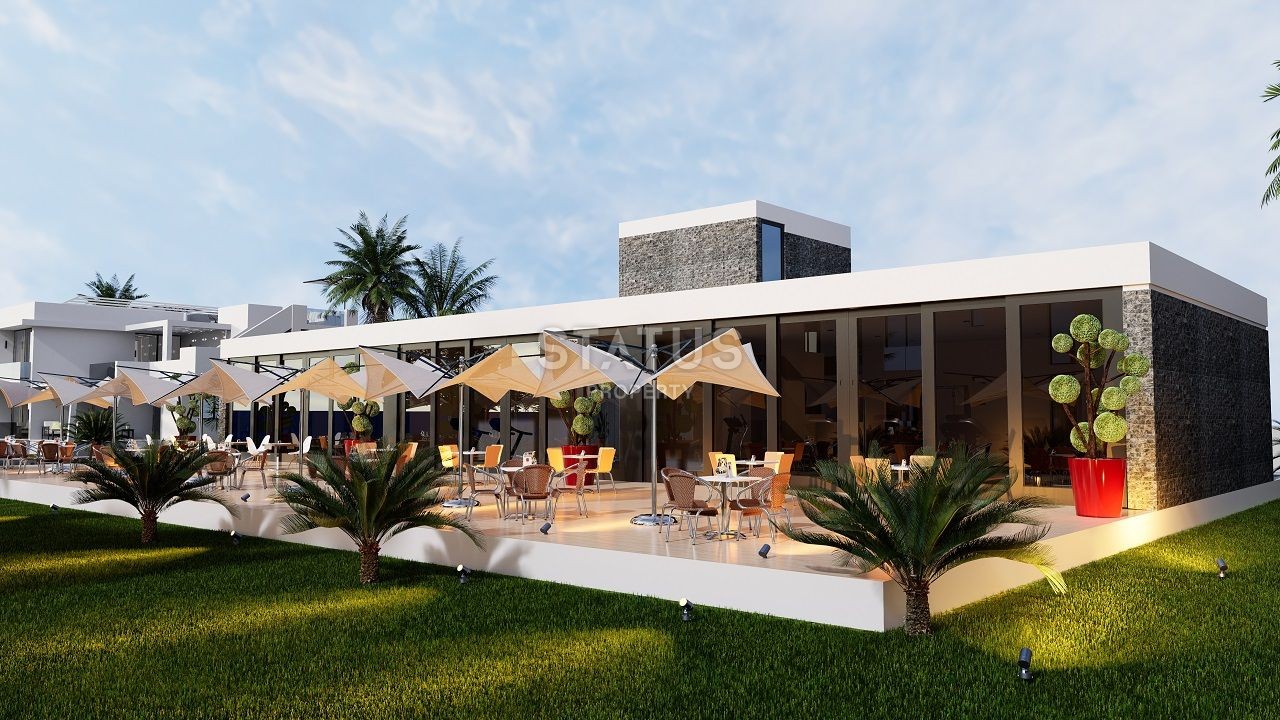 Three-room apartment of 89 m2 with a front garden in a new and luxurious complex in Esentepe фото 17