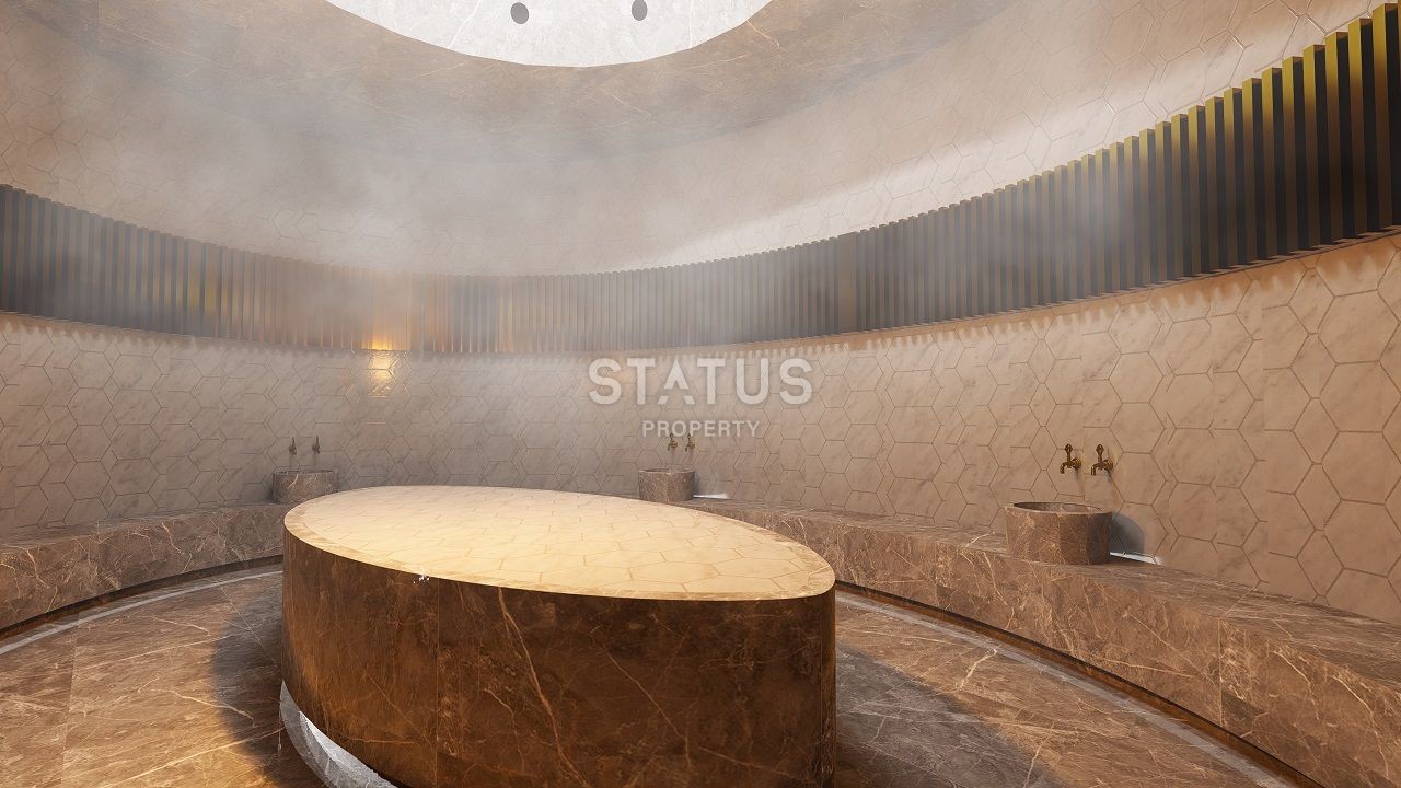 Three-room apartment of 89 m2 with a front garden in a new and luxurious complex in Esentepe фото 19