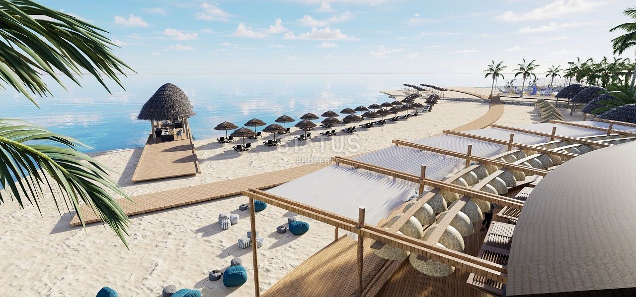 Three-room apartment of 89 m2 with a front garden in a new and luxurious complex in Esentepe фото 27