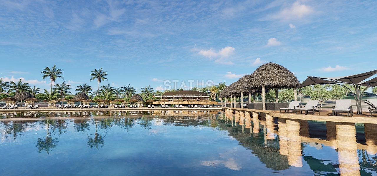 Three-room apartment of 89 m2 with a front garden in a new and luxurious complex in Esentepe фото 31