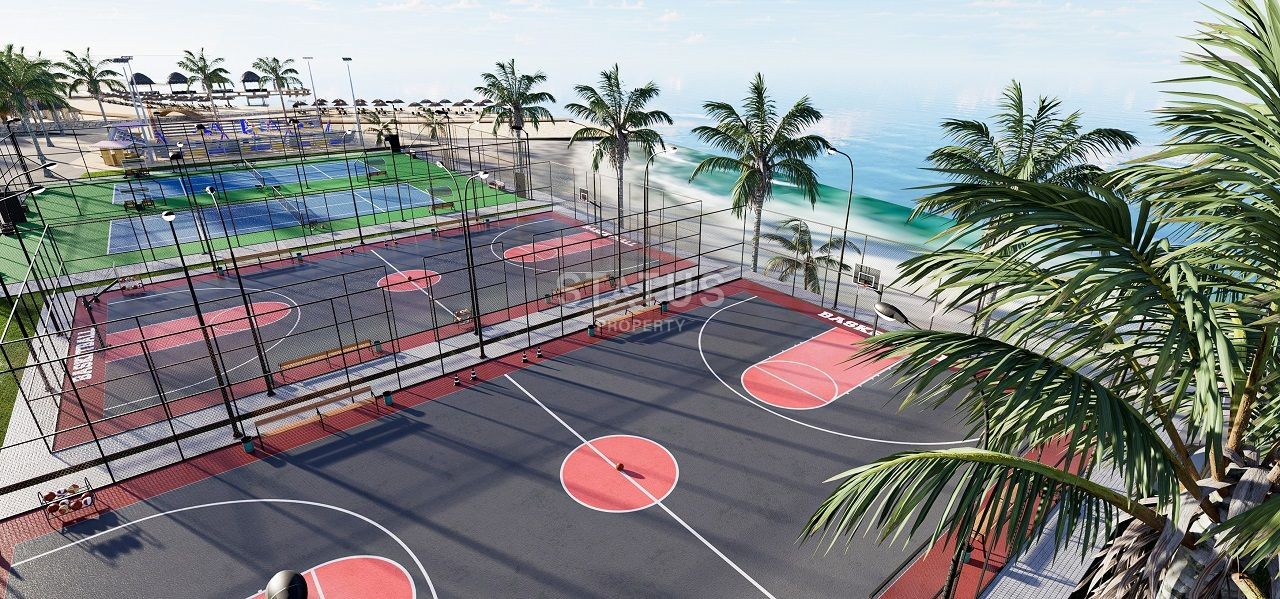 Three-room apartment of 89 m2 with a front garden in a new and luxurious complex in Esentepe фото 37