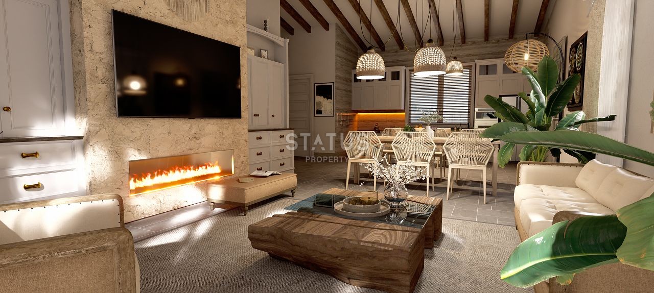 Бунгало 3+1 (187 м2) с бассейном в новом комплексе в Эсентепе фото 3