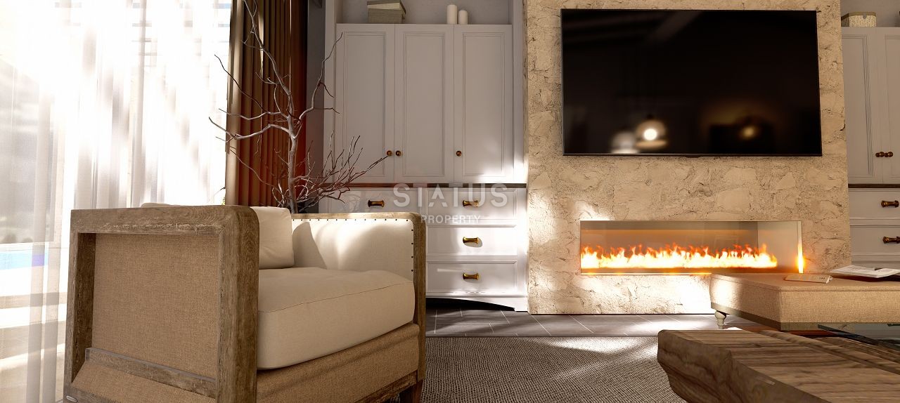 Бунгало 3+1 (187 м2) с бассейном в новом комплексе в Эсентепе фото 4