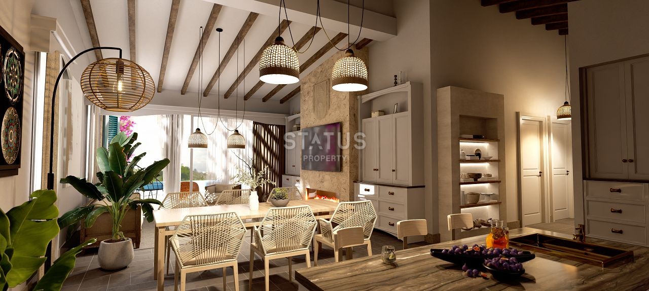 Бунгало 3+1 (187 м2) с бассейном в новом комплексе в Эсентепе фото 10