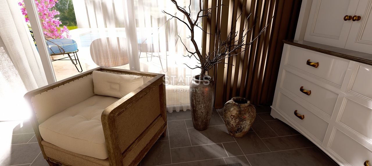 Бунгало 3+1 (187 м2) с бассейном в новом комплексе в Эсентепе фото 13