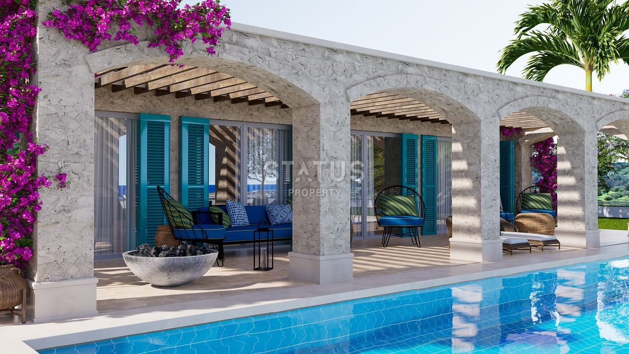 Бунгало 3+1 (187 м2) с бассейном в новом комплексе в Эсентепе фото 14