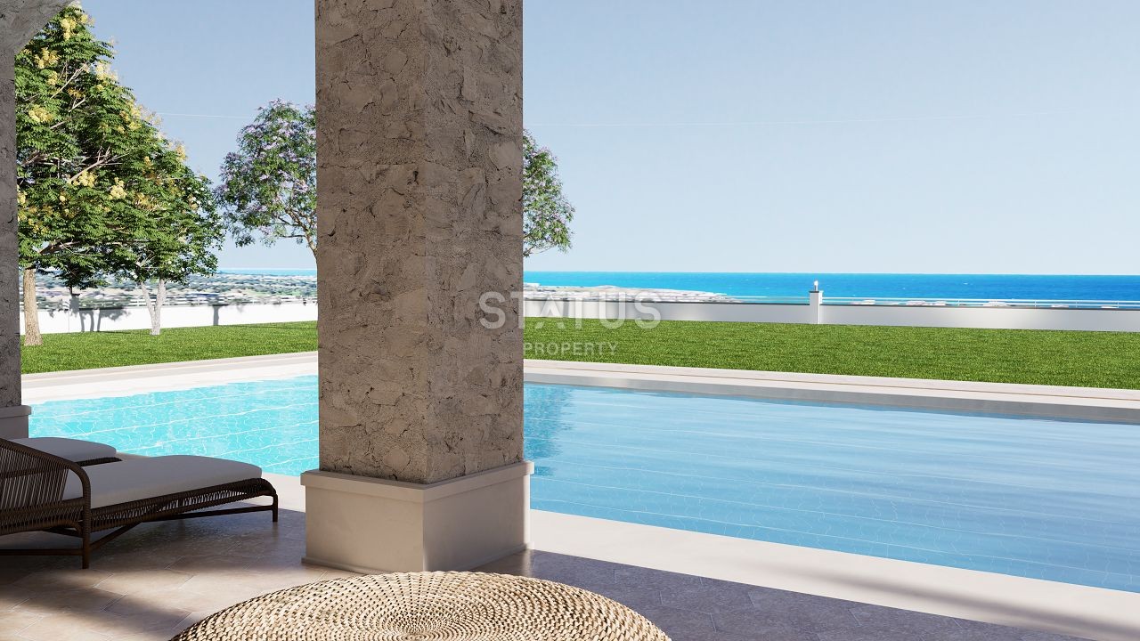 Бунгало 3+1 (187 м2) с бассейном в новом комплексе в Эсентепе фото 17