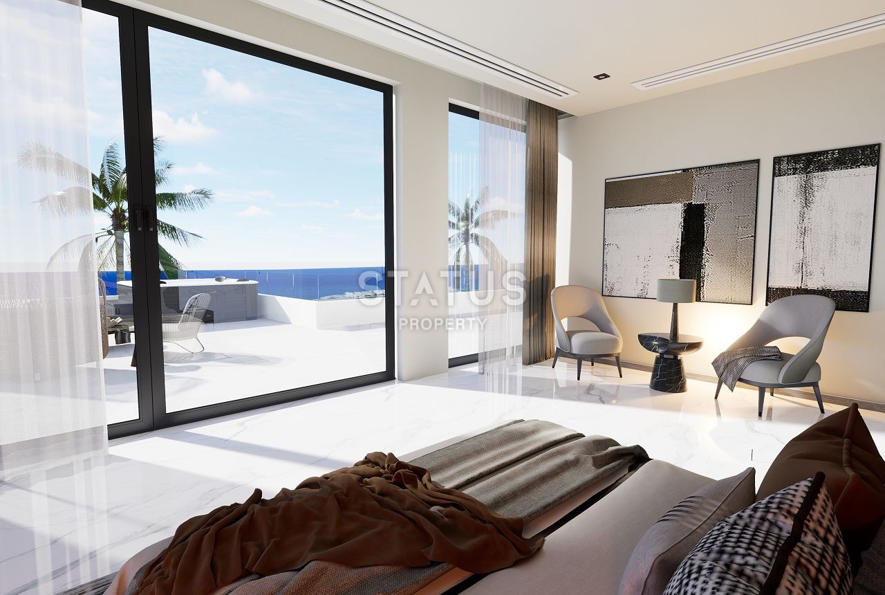 Villa 4+1 ( 382 m2) with a pool on the beach in Esentepe фото 3