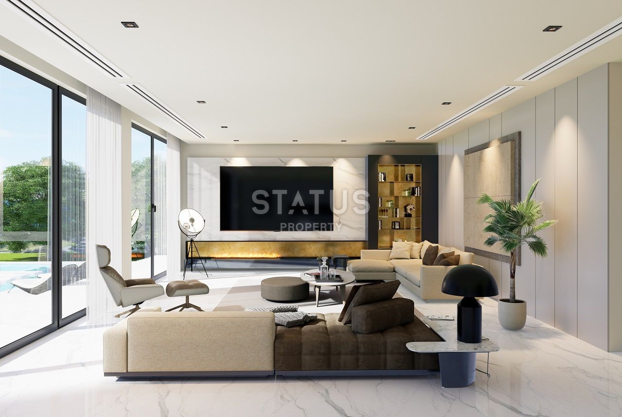 Villa 4+1 ( 382 m2) with a pool on the beach in Esentepe фото 6