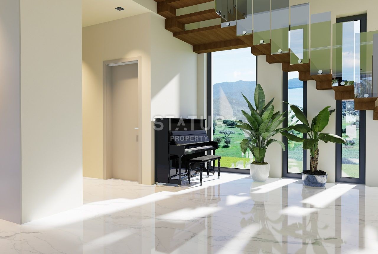 Villa 4+1 ( 382 m2) with a pool on the beach in Esentepe фото 7