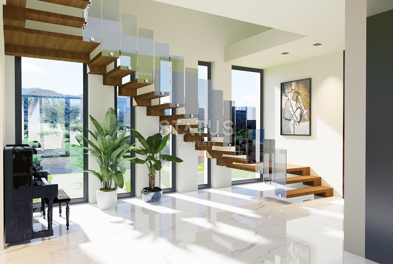 Villa 4+1 ( 382 m2) with a pool on the beach in Esentepe фото 8