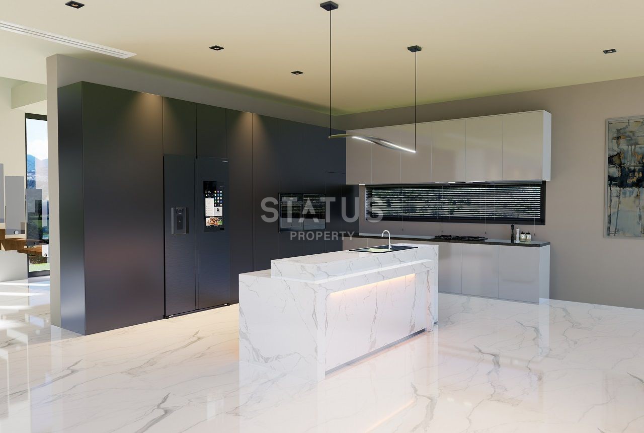 Villa 4+1 ( 382 m2) with a pool on the beach in Esentepe фото 9