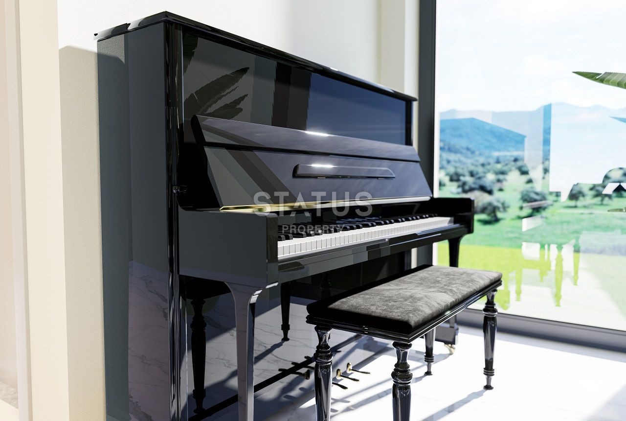 Villa 4+1 ( 382 m2) with a pool on the beach in Esentepe фото 14