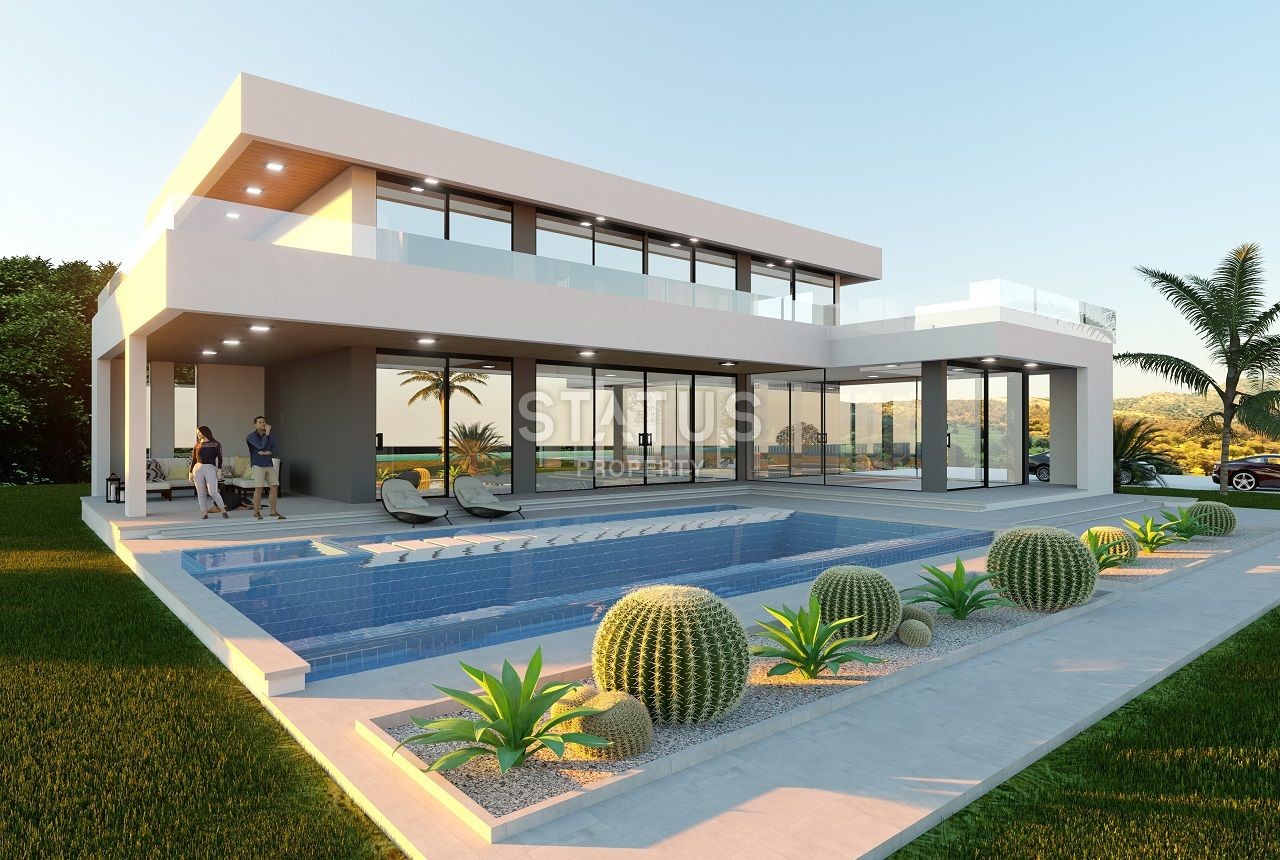 Villa 4+1 ( 382 m2) with a pool on the beach in Esentepe фото 16