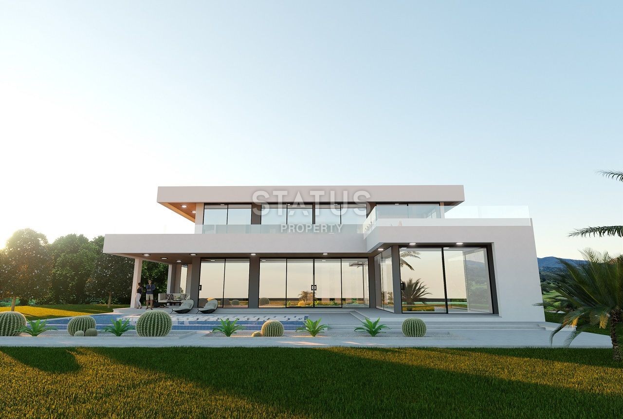 Villa 4+1 ( 382 m2) with a pool on the beach in Esentepe фото 17