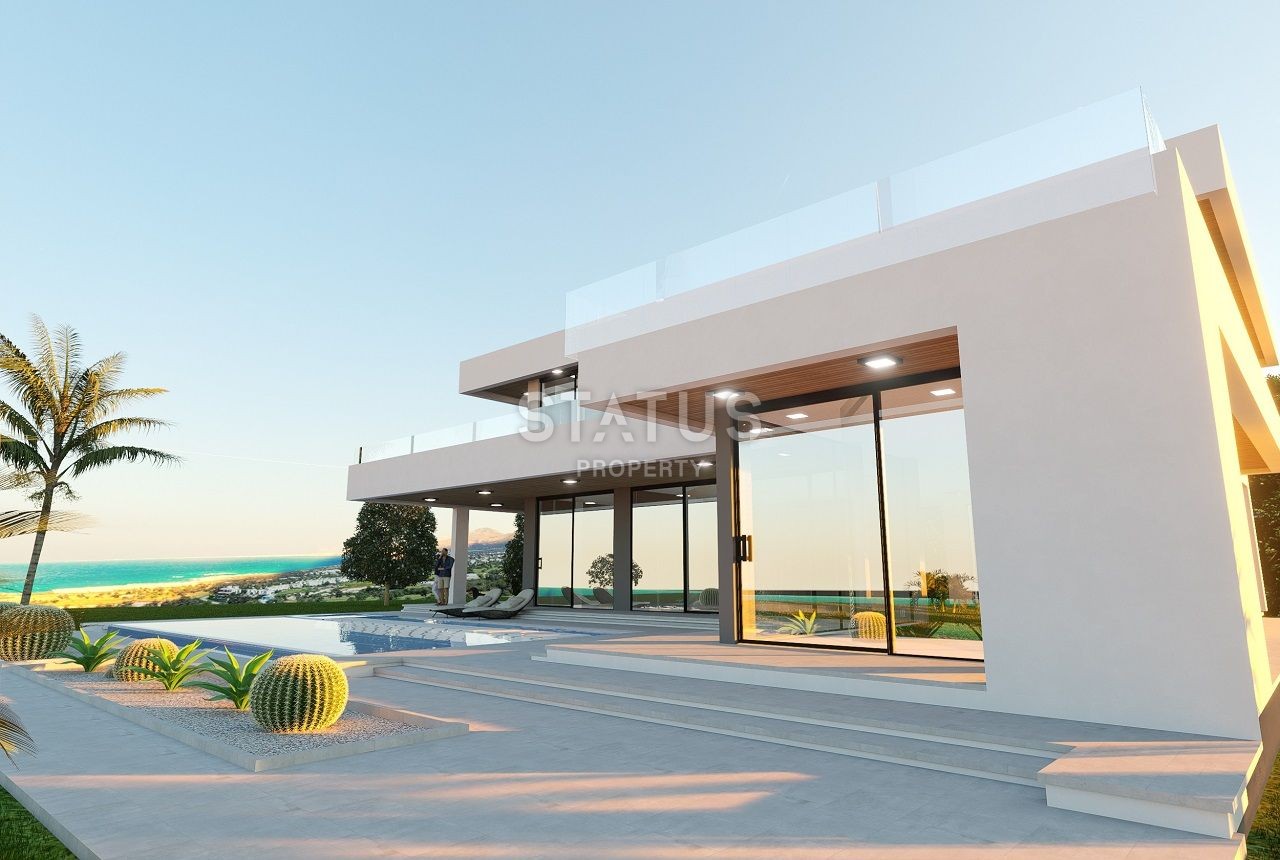 Villa 4+1 ( 382 m2) with a pool on the beach in Esentepe фото 18