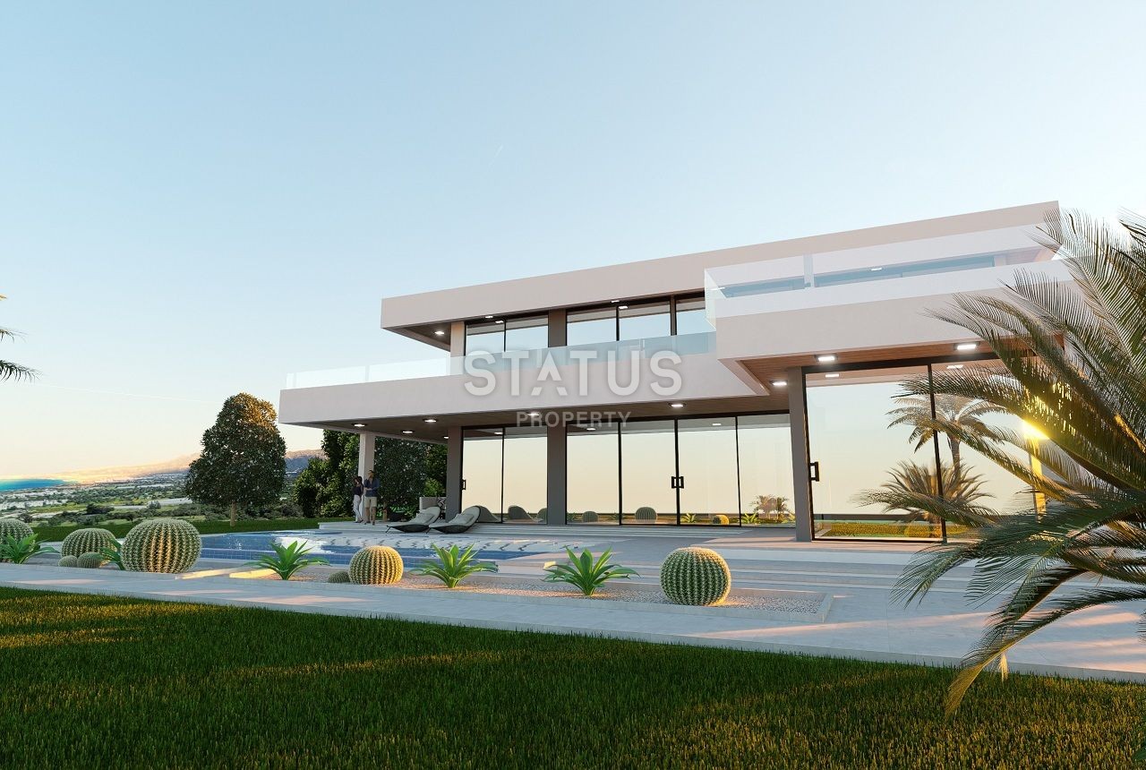 Villa 4+1 ( 382 m2) with a pool on the beach in Esentepe фото 19