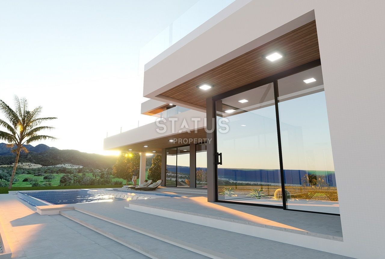 Villa 4+1 ( 382 m2) with a pool on the beach in Esentepe фото 22