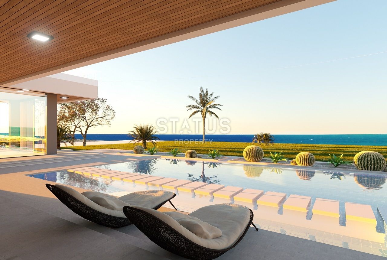 Villa 4+1 ( 382 m2) with a pool on the beach in Esentepe фото 23