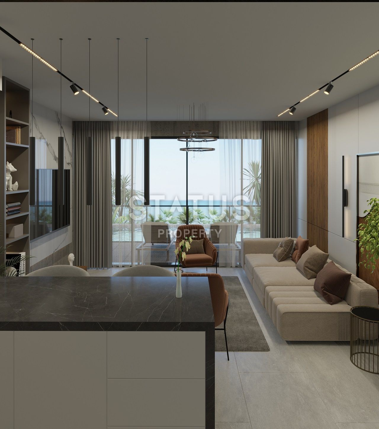 Квартира 1+1 Loft 55 м2 с  в новом и современном комплексе в Эсентепе фото 26