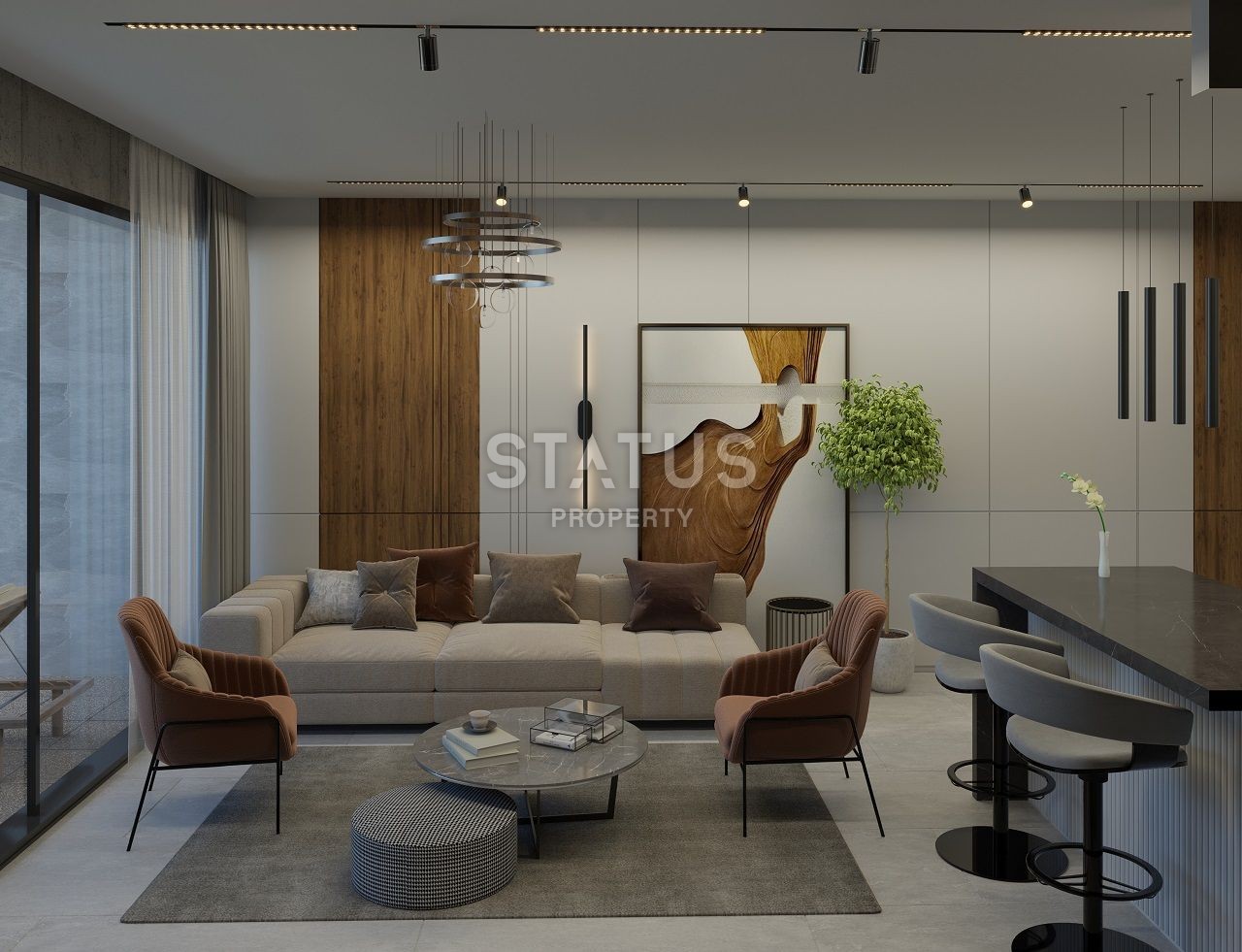 Квартира 1+1 Penthouse 53 м2 с  в новом и современном комплексе в Эсентепе фото 25