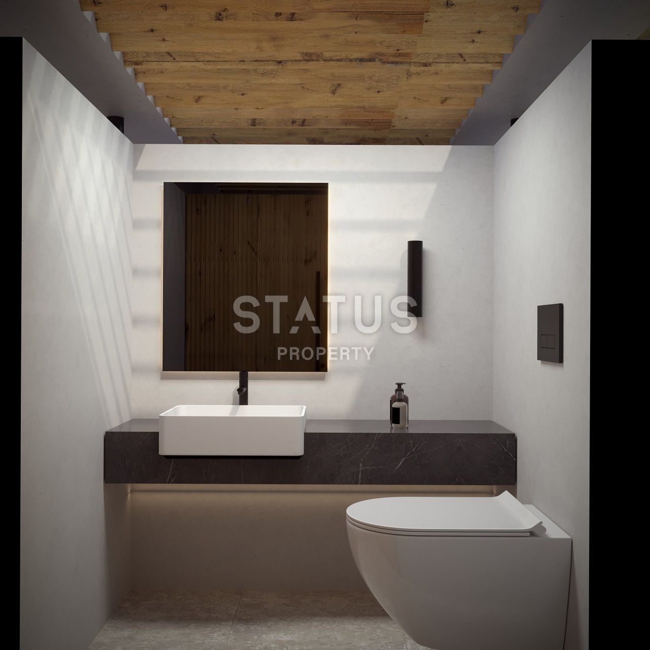 3-комнатная квартира Loft 80 м2 с  в новом  современном комплексе в Эсентепе фото 24