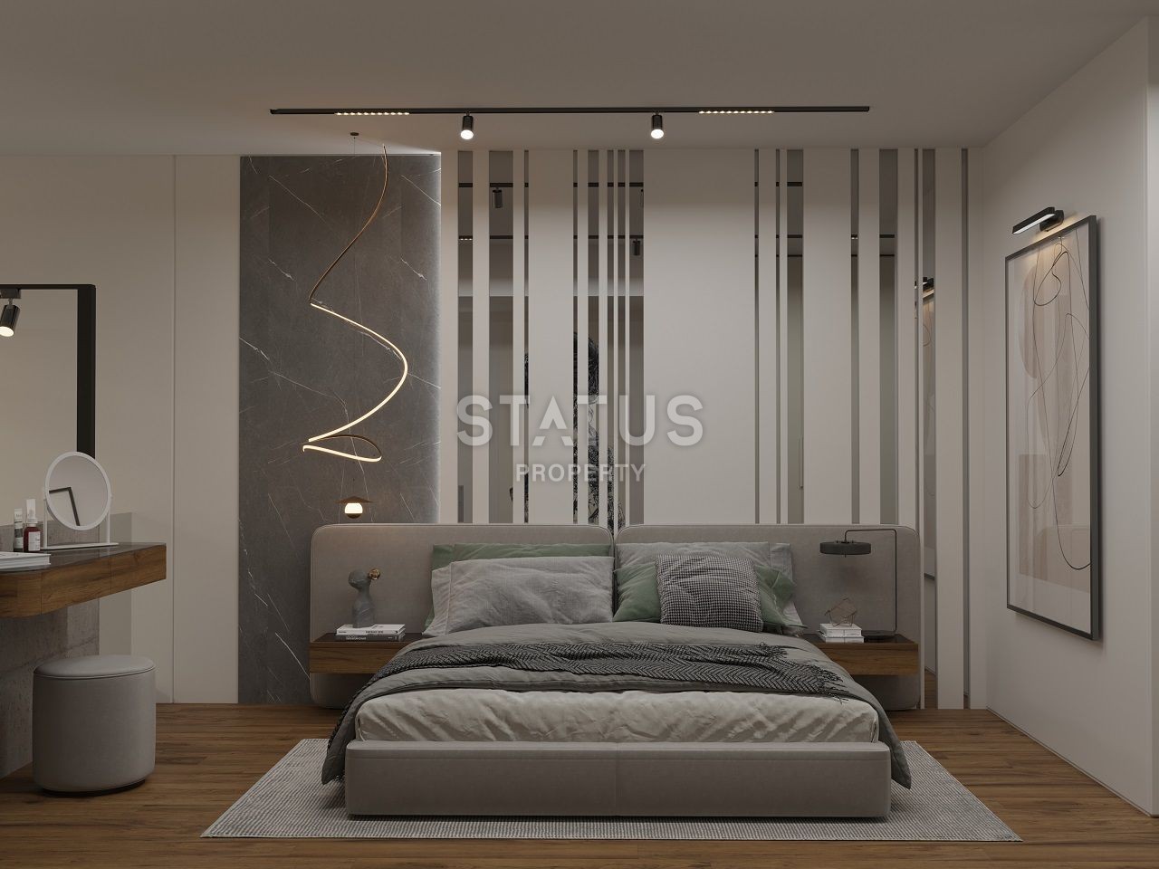 3-комнатная квартира Loft 80 м2 с  в новом  современном комплексе в Эсентепе фото 28