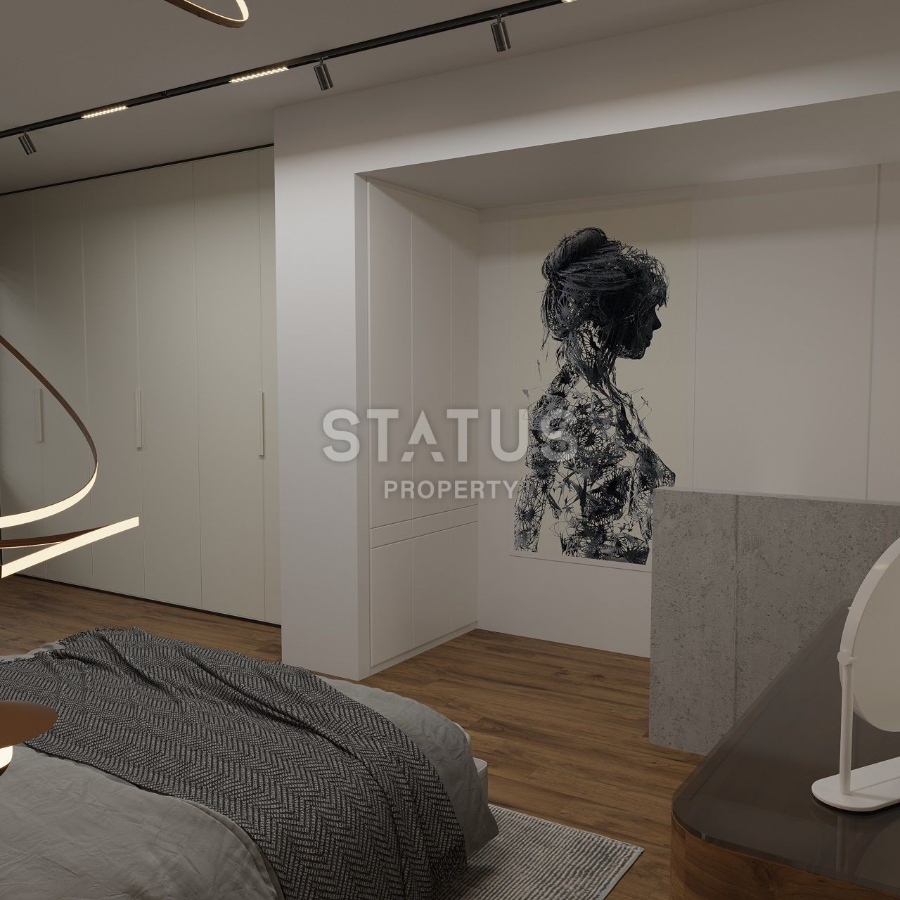 3-комнатная квартира Loft 80 м2 с  в новом  современном комплексе в Эсентепе фото 30