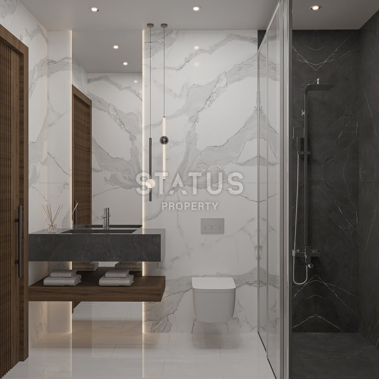 Вилла Luxuru 3+1 (150 м2 ) на первой береговой линии в Эсентепе фото 34