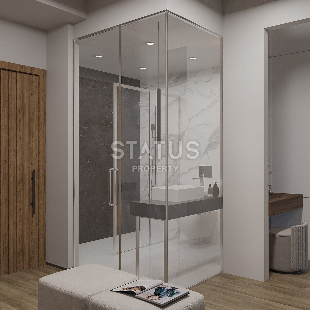 Вилла Luxuru 3+1 (150 м2 ) на первой береговой линии в Эсентепе фото 40