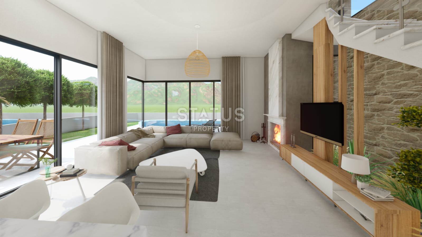 Современная вилла 4+1 (335 м?) в новом комплексе в Лапте фото 4