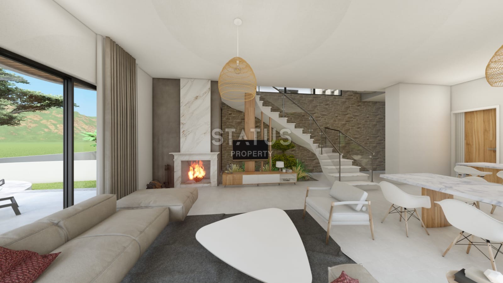 Современная вилла 4+1 (335 м?) в новом комплексе в Лапте фото 8