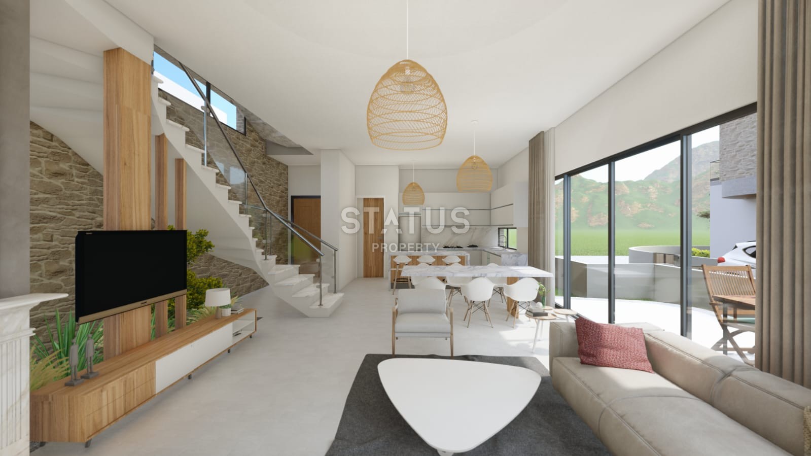 Современная вилла 4+1 (335 м?) в новом комплексе в Лапте фото 9