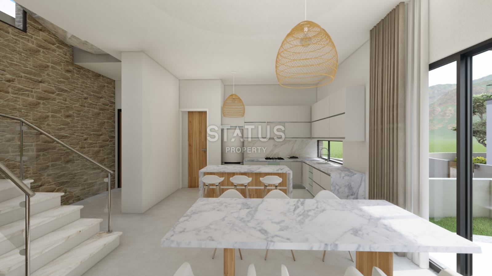 Современная вилла 4+1 (335 м?) в новом комплексе в Лапте фото 11