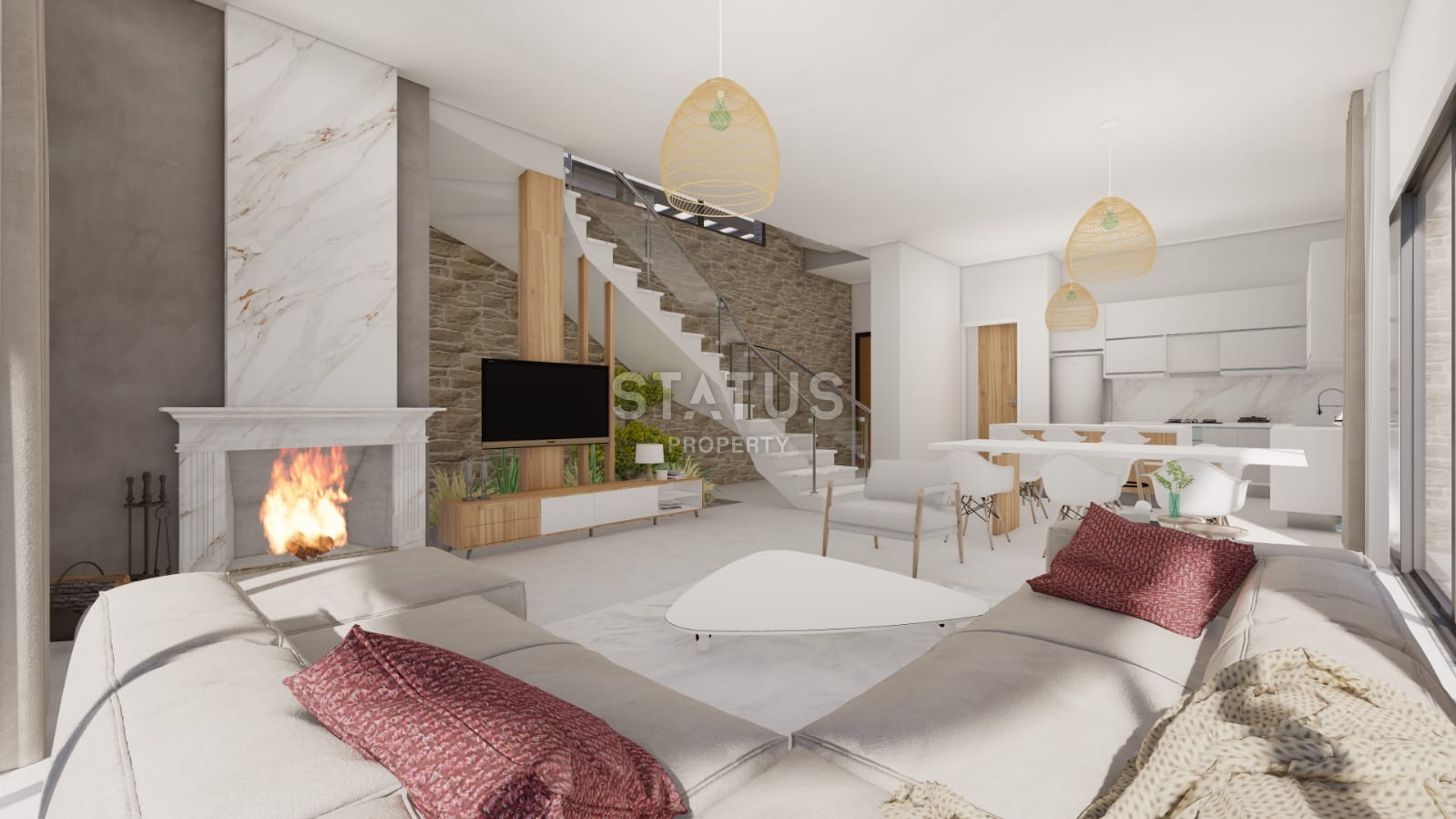 Современная вилла 4+1 (335 м?) в новом комплексе в Лапте фото 12