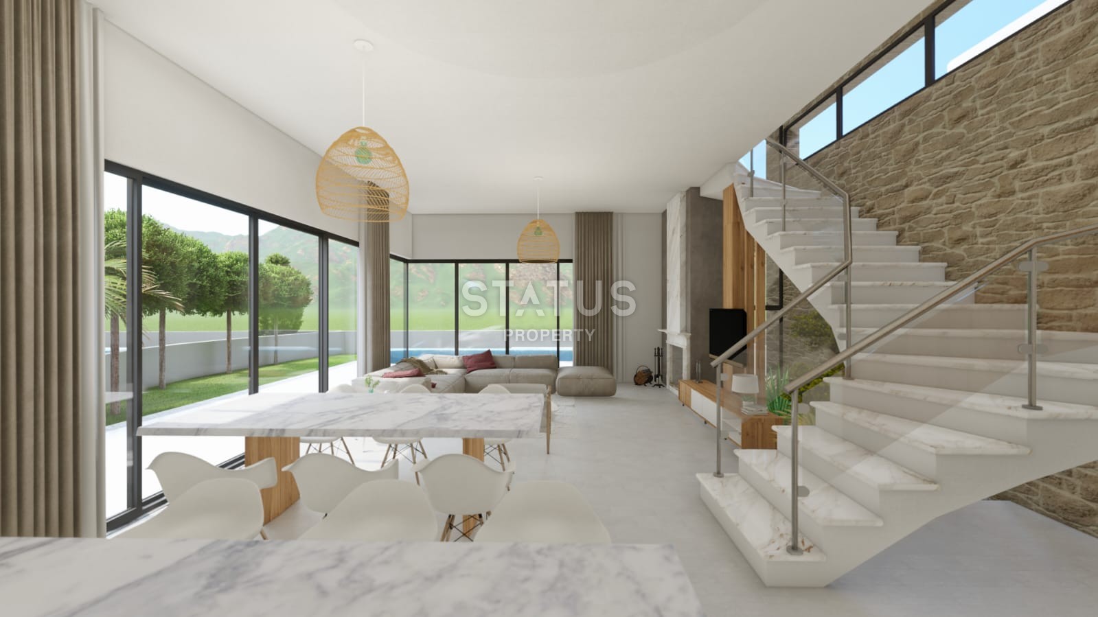 Современная вилла 4+1 (335 м?) в новом комплексе в Лапте фото 16